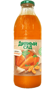 Нектар Дивный сад Морковный с мякотью 1 л.