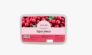 Пюре замороженное ARTPUREE Брусника 1 кг