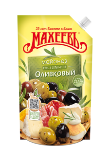 Майонез Махеевъ Оливковый 67%, 380г