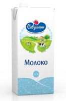 Молоко Савушкин ультрапастеризованное 1,5% 1 л.