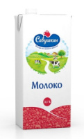 Молоко Савушкин ультрапастеризованное 3,1% 1 л.
