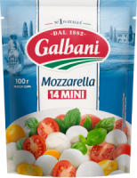 Сыр Моцарелла Galbani Мини 45% 14 шариков 100 г.
